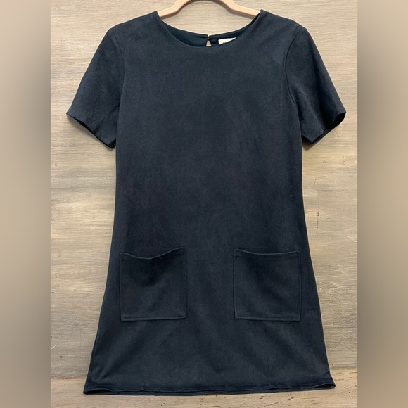 She + Sky Dresses & Skirts - SHE + SKY Teal Tunic Dress Size Small Large Front Pockets Short Sleeve NWT